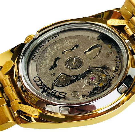 men gold chronograph watch automatic